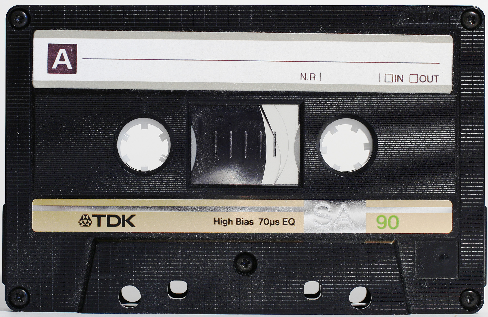 Compact audio cassette tape