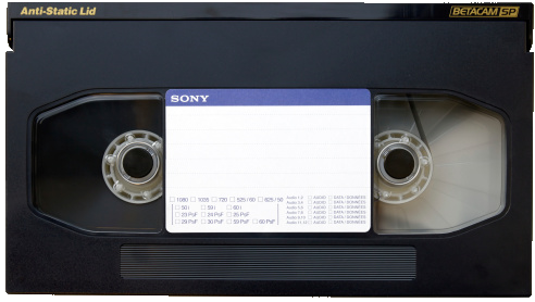 Betacam SP professional videotape