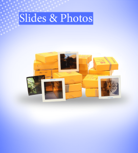 Slides and photographs ready for digitisation